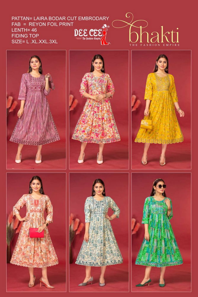 Bhakti By Deecee Rayon Feeding Printed Kurtis Catalog